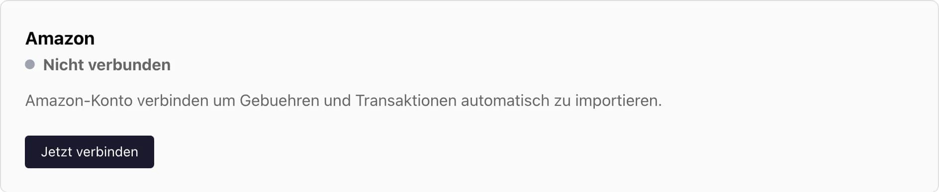 Amazon-Integration