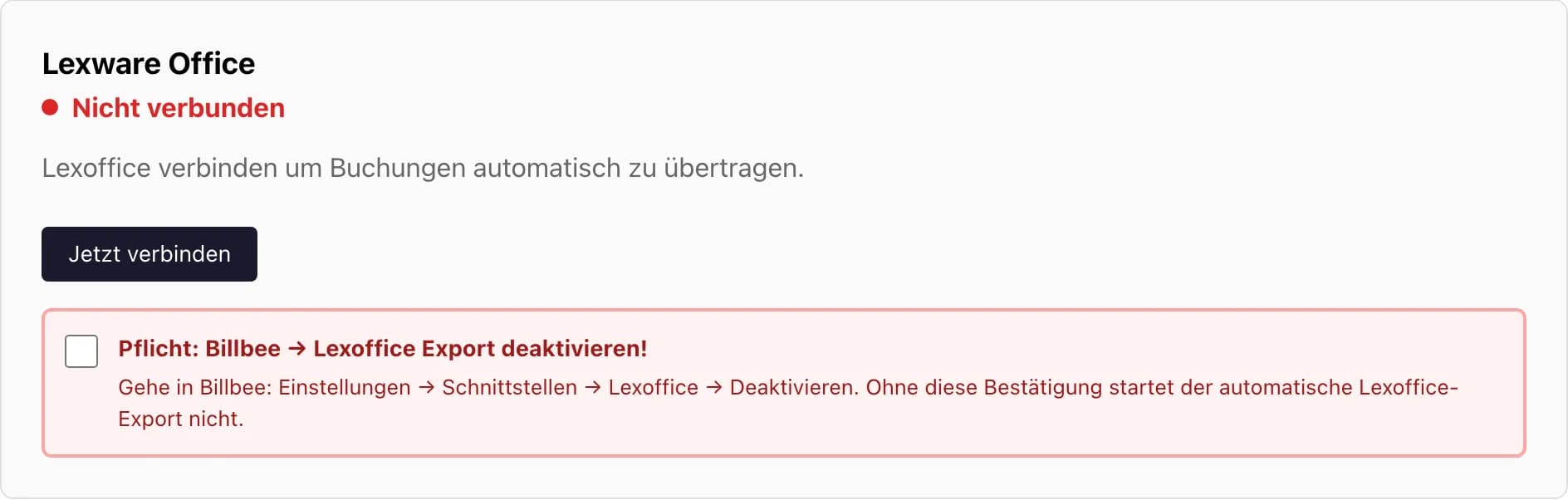 Lexware-Office-Integration